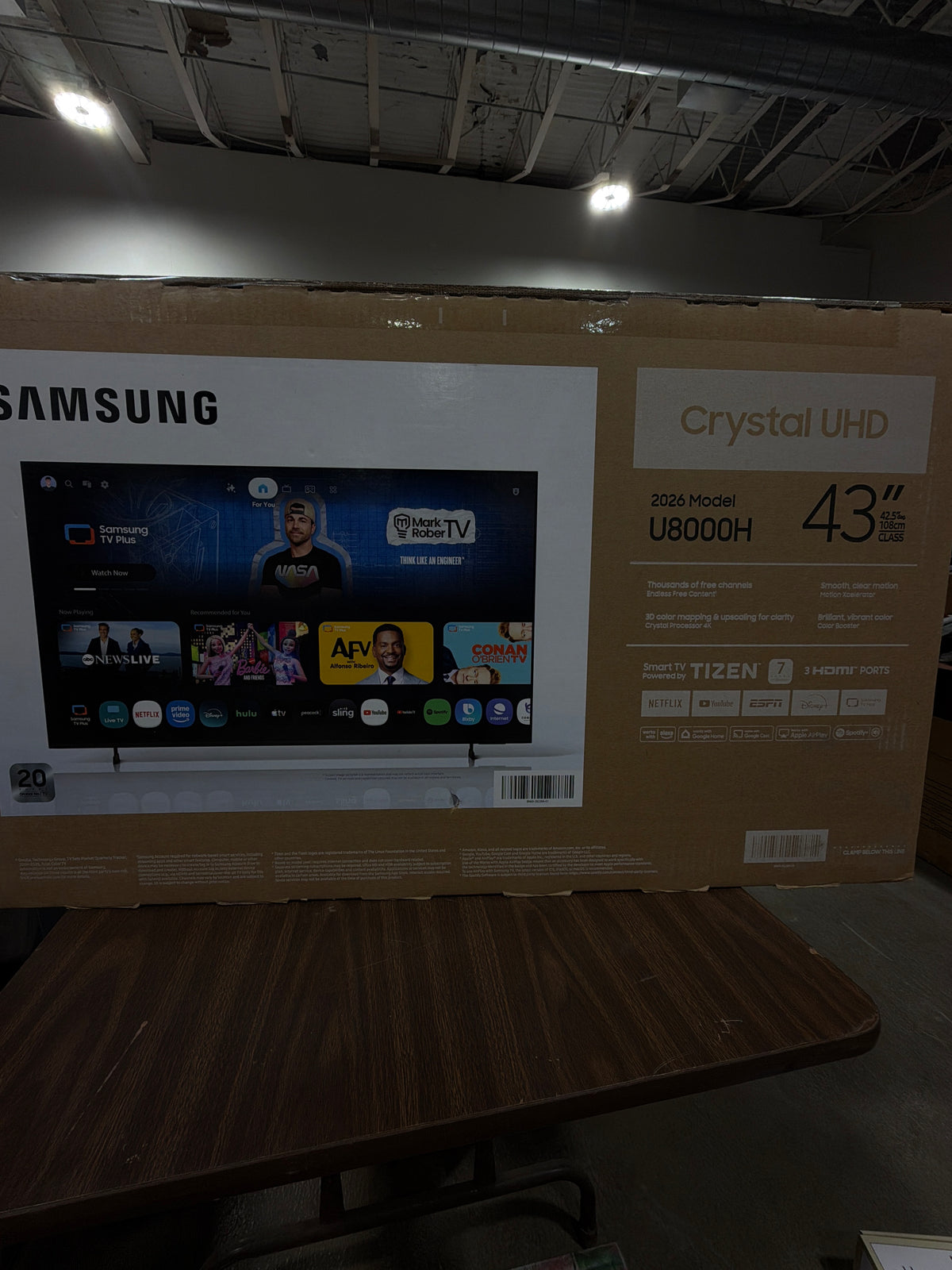 Samsung 43” tv