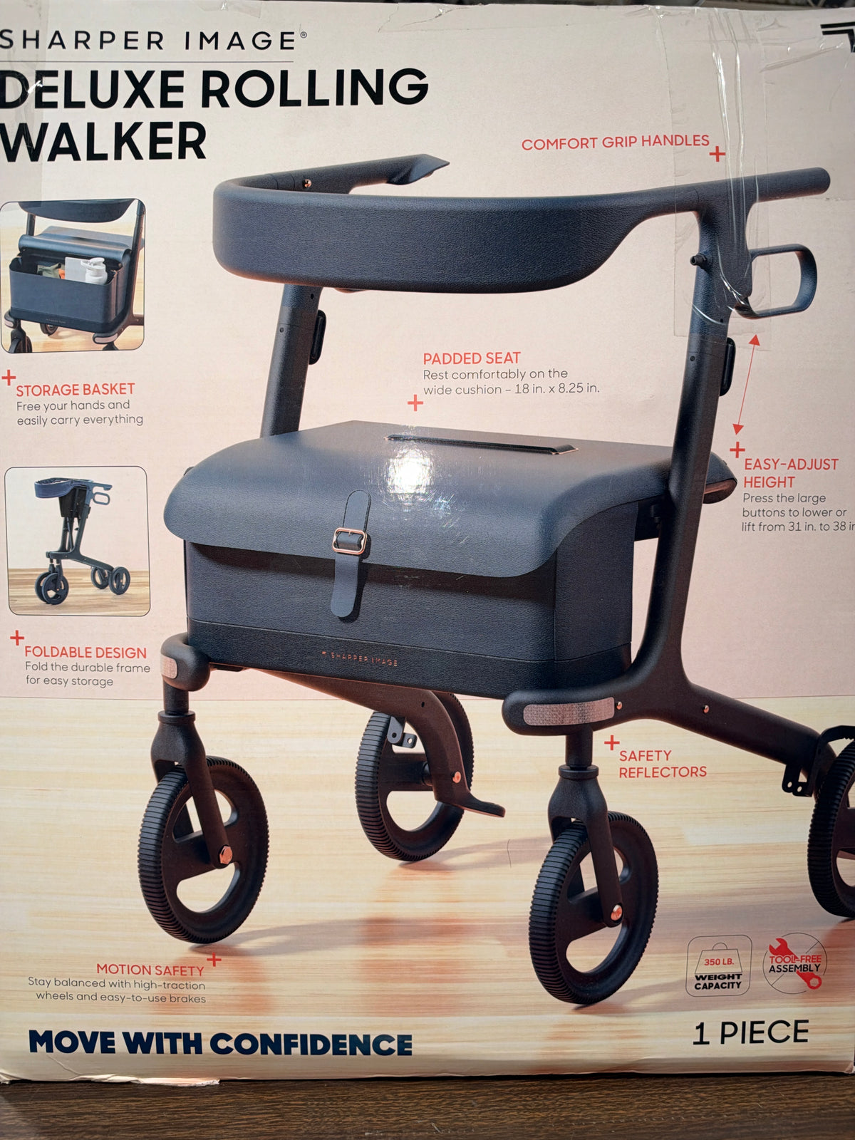 Deluxe Rolling Walker by Shaper Image