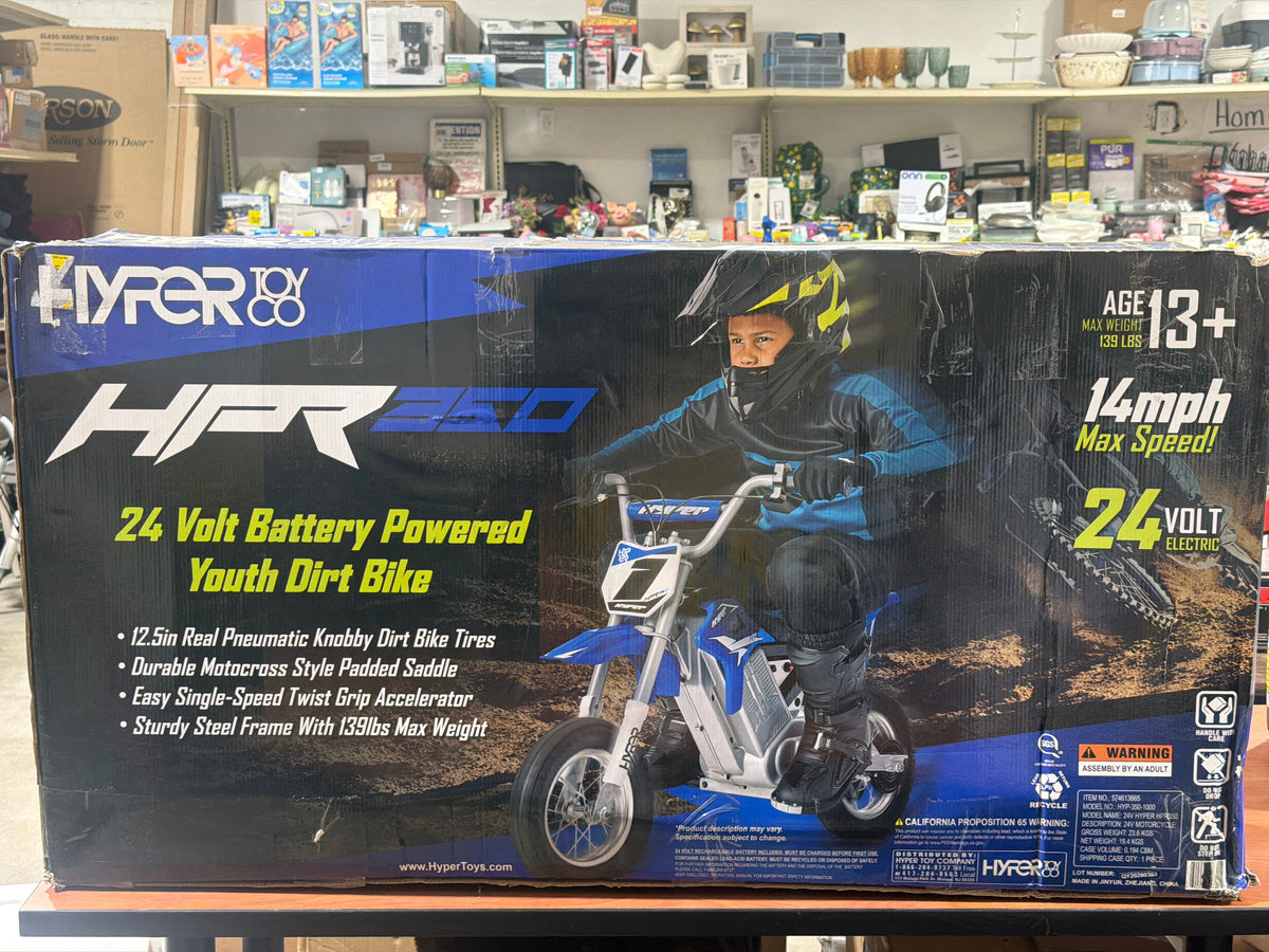 Hyper toy  24 volt battery powered youth dirt bike