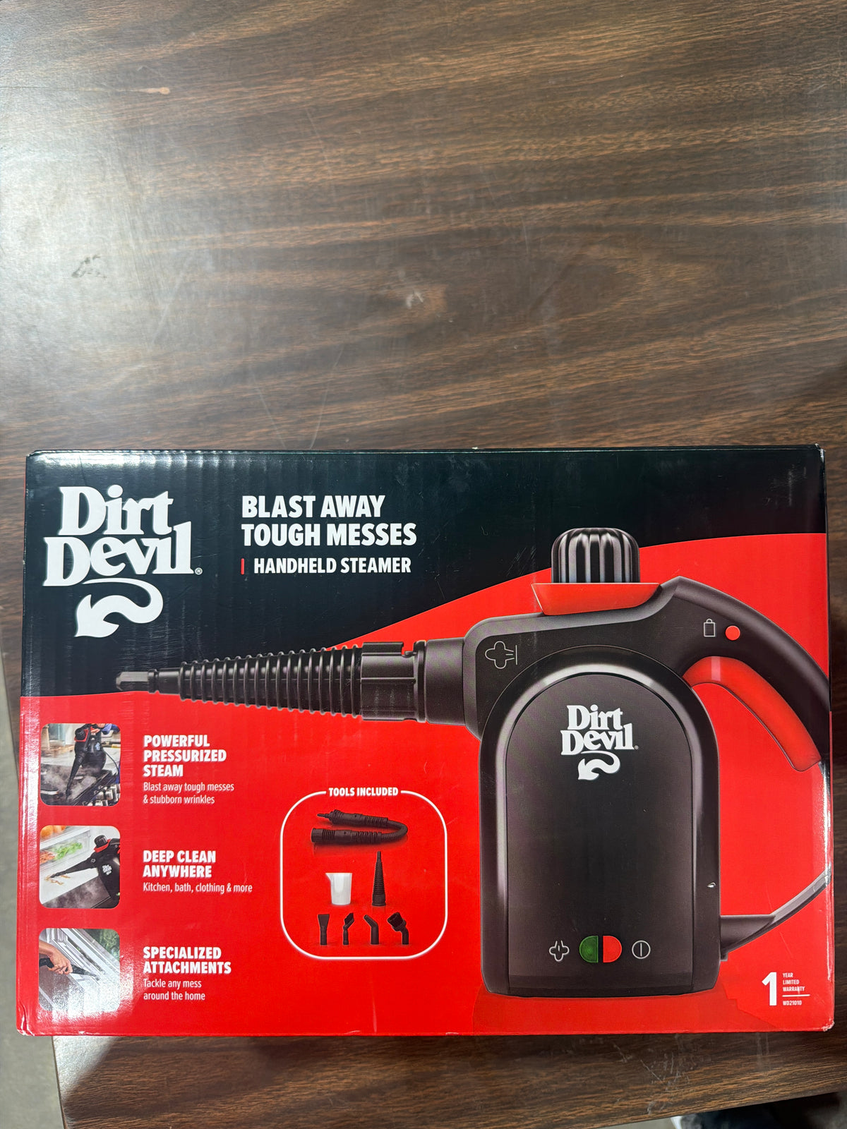 Dirt devil hand held steamer